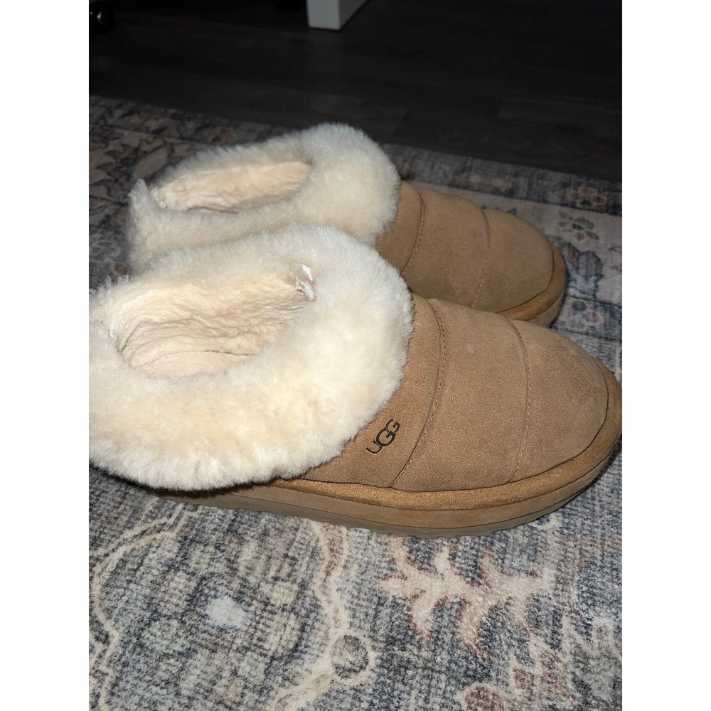 UGG Chestnut Tan Sheepskin Lined Slippers